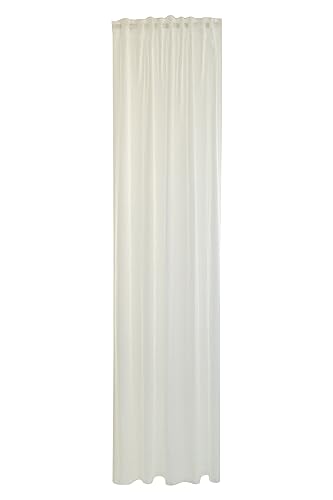 Homing Striped Curtain - White - Recycled - Living Room Decorative
