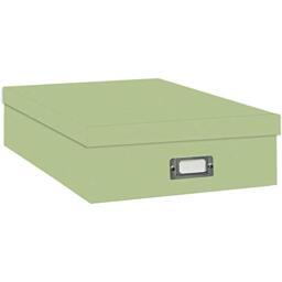 "Pioneer Jumbo Scrapbook Storage Box, Sage Green, 14 3/4"" x 13"" x 3 3/4"""