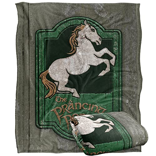 LORD OF THE RINGS The Blanket, 152 x 127 cm Prancing Pony Sign Silky Touch Super Soft Throw Blanket