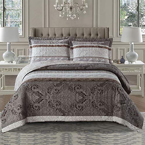 Royal Hotel Callisto Oversized Coverlet Set Twin Extra-Long Size ??? Luxury Twin Quilt Bedspread, All Season Soft Filled Quilts, Breathable Bed Spread Lightweight Comforter, 2 Piece Bedding Set