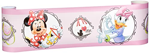 Disney AG Design Wall Border - Self Adhesive - Mickey Mouse - Wall Decal - WBD 8067, Multi-Colour, 0.14 x 5 m/5.5 x 197-Inch