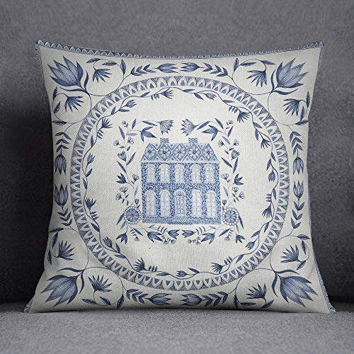 Bonamaison Decorative Cushion Cover, Throw Pillow Case, Size: 45X45 Cm - Designed and Manufactured in Turkey
