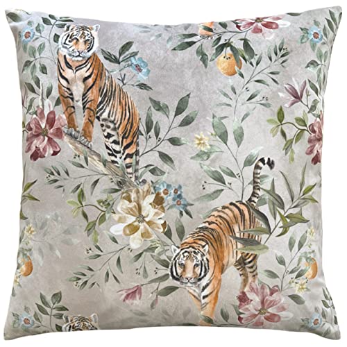 furn. Wylder Tropics Orient Tiger Repeat Cushion Cover