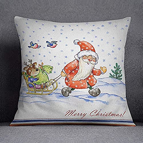 Bonamaison Decorative Cushion Cover, Cotton Polyester, Multicolor, 45x45