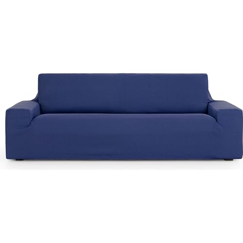 ECOMMERC3 - Universal and Versatile 2 Seater Sofa Cover ??? Blue Sofa Cover Protector Easy to Install for Back, Seat and Arms