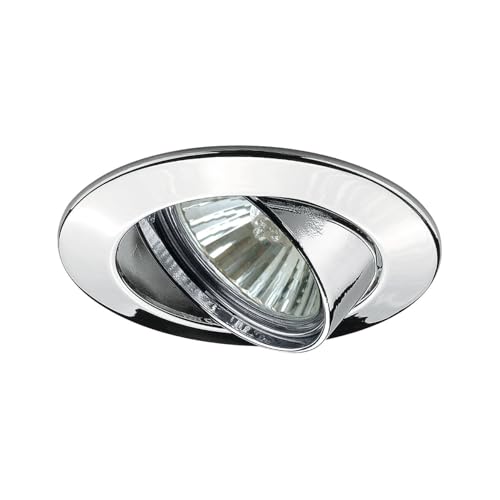 Paulmann 98943 Premium Recessed Light swiveling max 50W 230V GU10 83mm Chrome alu zinc