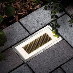 SolarCentre?? Onyx Outdoor Premium DualWhite Solar Powered Brick Driveway Light