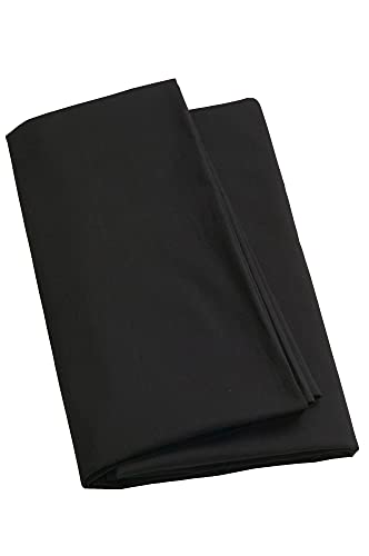 Jotex Zack Bed Sheet Plus Size Organic Cotton GOTS Certified Bed Sheet - Black, 180 x 260 cm