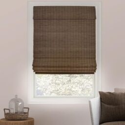 "CHICOLOGY Bamboo Roman Shades - Customer Favorite Blackout Blinds for Windows, Premium Quality, Ideal for Home, Moose (Blackout) Brown, 29"" W X 64"" H"