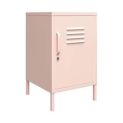 Dorel Home Mission District End Table Pink Metal, 40x38x69cm (DxWxH)