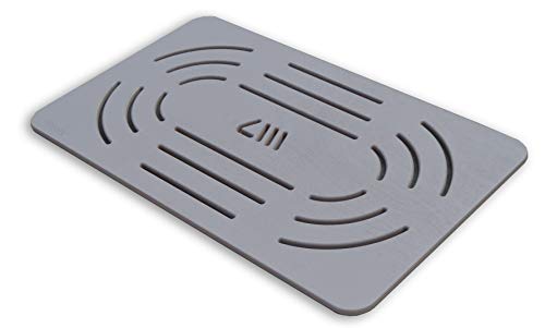 CASTELMERLINO 116.01 Shower Tray Taupe in Okumè Marine Plywood 96 x 56 cm for Shower Trays 120 x 70/80 cm