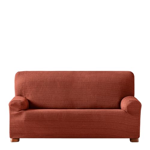 Eysa Aquiles Elastic Sofa Cover 3-Seats, Polyester-Cotton, Orange, 37 x 29 x 9 cm, F737089