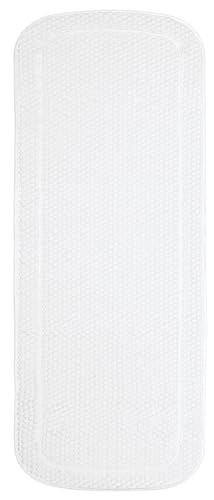 Kleine Wolke PVC Free Samoa Bath Mat, White - PVC-free, machine washable