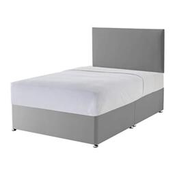 Silentnight Non Storage Divan- Slate Grey - Small Double