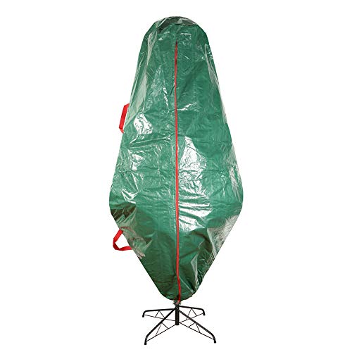 Sattiyrch Upright Christmas Tree Cover Holiday Red Medium Size for for Artificial Tree (7.5')