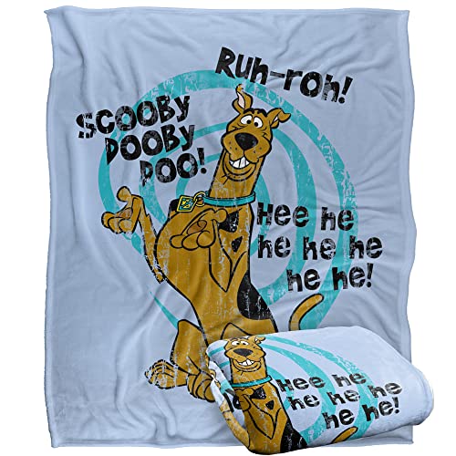 SCOOBY DOO! Quoted Officially Licensed Silky Touch Super Soft Throw Blanket 152 x 127 cm