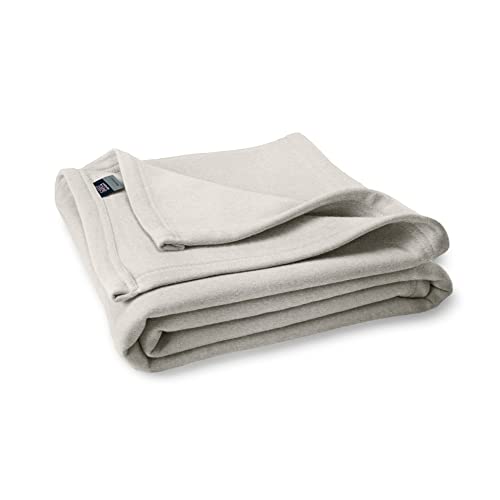 MV Sport Lightweight Sweatshirt Blanket Throw – Warm & Cozy, Breathable Oversized Fleece Knit, Couch, Bed, Travel, Cold Night, Oatmeal, King