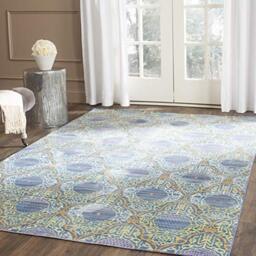 Safavieh Craft Art-Inspired Indoor Woven Rectangle Area Rug, Valencia Collection, VAL106, in Lavender / Gold, 152 X 244 cm for Living Room, Bedroom or Any Indoor Space