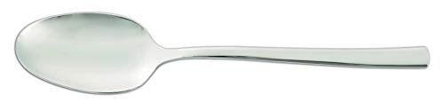 Arcos Series Capri - Box 12 Pieces Dessert Spoon Table Spoon - Monoblock of one Piece Stainless Steel 18/10 and 190 mm (7.28 Inch) Silver Colour (12 Piece)