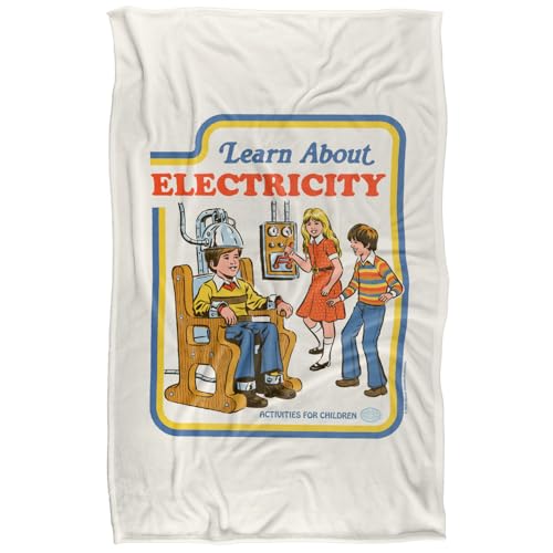 Steven Rhodes Learn About Electricity Silky Touch Super Soft Throw Blanket 91 X 147 Cm