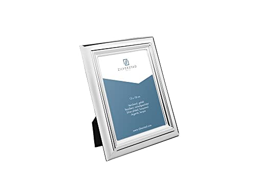 Zilverstad Milano Photo Frame, Metal, Silver, 2.2000000000000002 x 17.3 x 22.3 cm
