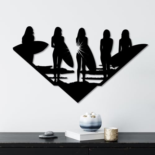 Stylish Black Decorative Metal Wall Accessory, 33 x 59 cm, 100% Metal, 1.5 mm Thickness, Lightweight (0.68 kg), Perfect for Modern Home Decor