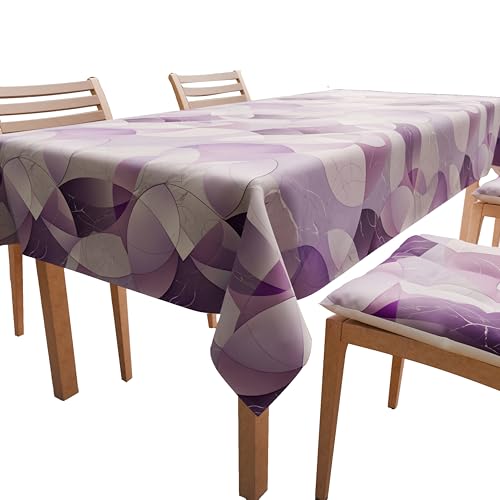 PETTI Artigiani Italiani - Table Cloth, Table Cloth, Cotton Tablecloth Lidia Design Black X12 Seats (140x240 cm) 100% Made in Italy