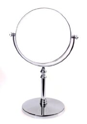 HIMRY 5x Magnification Mirror, 6 inch, Mirror 360 ° rotating chrome Shaving Mirror Bathroom Mirror Vanity Mirror Double-Sided: Normal + 5x Magnification, KXD3106 5x