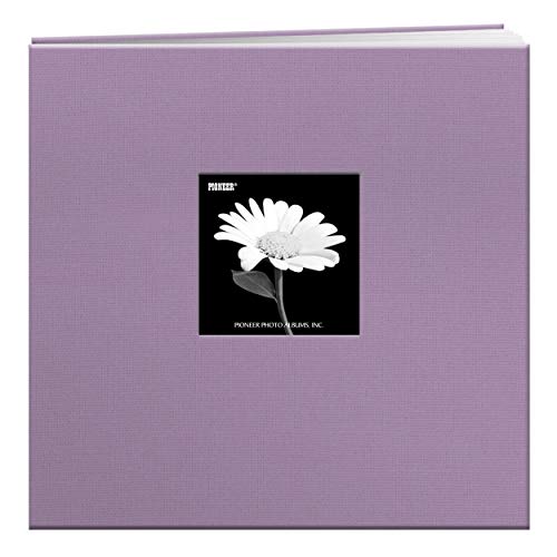 "Pioneer Photo Albums Pioneer Book Cloth Cover Post Bound Album 12""X12""-Misty Lilac, Fabric, 12"" x 12"""