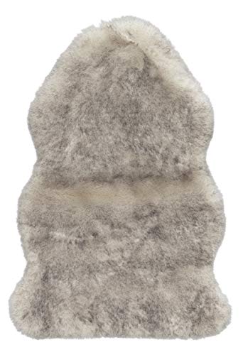 Mint Rugs Superior Soft Faux Fur in Fur Shape Cream White Natural Dipdye, 120 x 170 cm