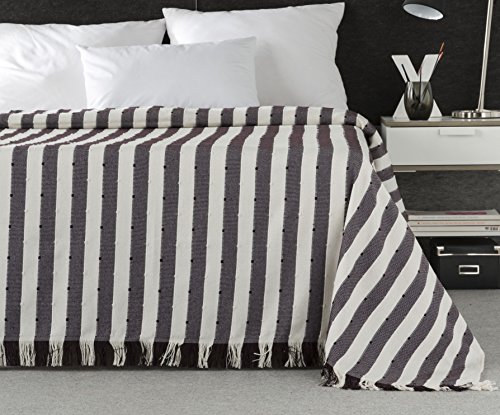 Estoralis Multipurpose Blanket, Cotton, Brown, 230x270 cm