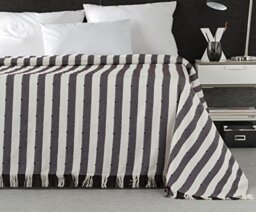 Estoralis Multipurpose Blanket, Cotton, Brown, 230x270 cm