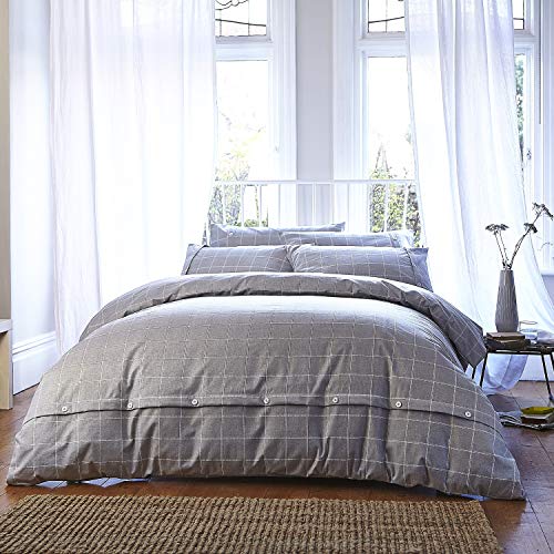 Bianca Cotton Soft Set of 3 Grey Flat Sheet and Pillowcase