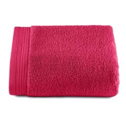 RIZO Top Towel – Set of 1 Shower Towel – Bath Towels – 100% Combed Cotton – 600 g/m2 – Measure 70 x 140 cm – Fuchsia