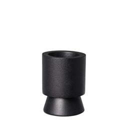 Broste Copenhagen Anker 71177641 Tealight Holder Aluminium Black Dimensions: 5.5 cm x 5.5 cm x 7 cm