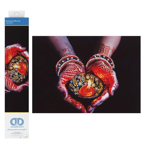 Diamond Dotz Painting Kit: Peaceful Offering, Assorted, 45.7 x 35.5cm