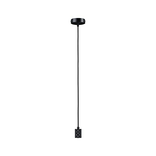 Paulmann 78432 Neordic Pendant luminaire Tilla Without lamp max. 60W Pendant luminaire Black Metal E27