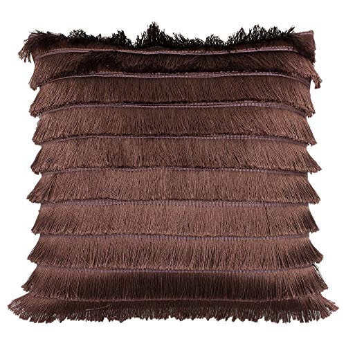 "Furn Flicker Cushion Cover-Polyester-Rock Rose-45cm x 45cm (18"" x 18 inches), (18"" x 18"" inches)"