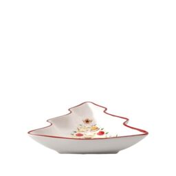Villeroy & Boch ??? Winter Bakery Delight Dessert Bowl Red, Microwave Safe, Christmas, Decoration, Table, Bowl, Dining Room Decor, Premium Porcelain