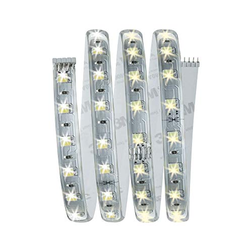 Paulmann 99972 LED Furniture luminaire Clever Connect Strip 1m 12V incl. 1x6.5 watt dimmable Cabinet luminaire Transparent Cabinet Light Plastic Kitchen lamp 2700-6500K
