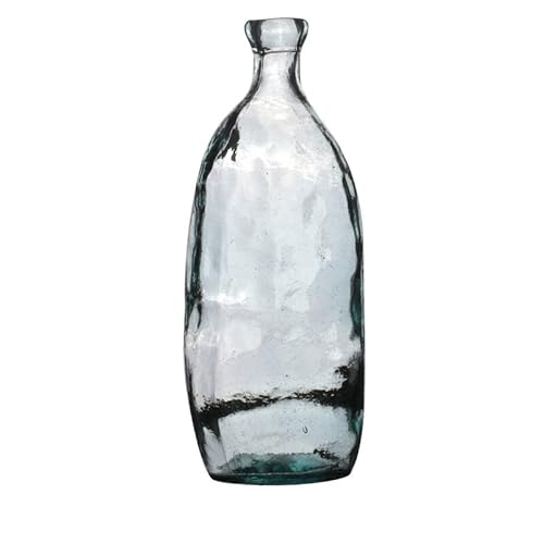 NATURAL LIVING Lea Vase 13.6L Recycled Glass Diameter 21 cm x Height 51 cm
