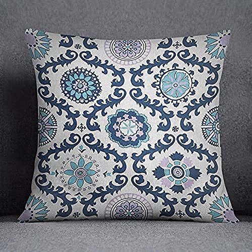 Bonamaison Decorative Cushion Cover, Polycotton, Multicolor, 45x45