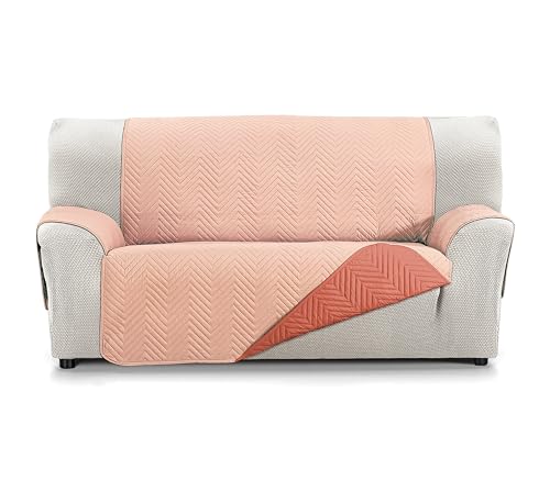 Martina Home Sofa Cover Milano 4 Seater XL Tile/Coral