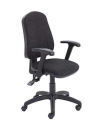 Office Hippo High Back Desk Chair, Ergonomic Home & Office Chair With Height Adjustable Seat , Backrest & Flip Up Arms, Lumbar Support For Extra Comfort, Computer Chair - Charcoal Grey