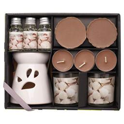 Zuvo Scented Candle Gift and Hamper Set of 11 Piece - Cotton Smell Candles Pack Gifts for Men and Women - Birthday, Mother's Day, Valentines Day, Christmas, Anniversary, House Warming