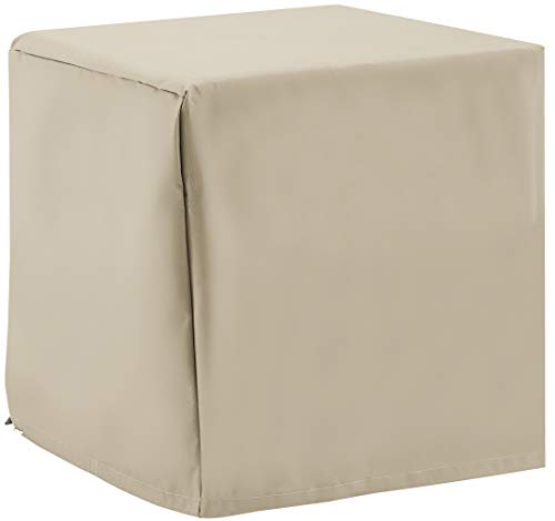 Crosley Furniture CO7504-TA Heavy-Gauge Reinforced Vinyl Outdoor End Table Cover, Tan