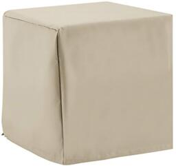 Crosley Furniture CO7504-TA Heavy-Gauge Reinforced Vinyl Outdoor End Table Cover, Tan