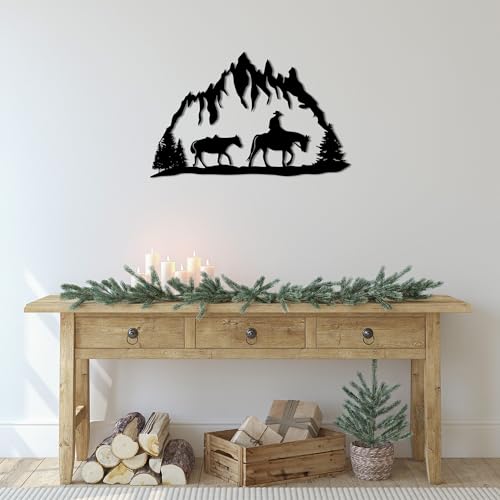 Stylish Black Decorative Metal Wall Accessory, 44 x 70 cm, 100% Metal, 1.5 mm Thickness, Perfect for Modern Home Decor & Unique Wall Art