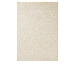 BT Carpet Wolly Rug - Living Room Rug Flat Weave Short Pile Wool Look Wool Skandi Look Dining Room Living Room Children's Room Bedroom - Cream, 60 x 90 cm