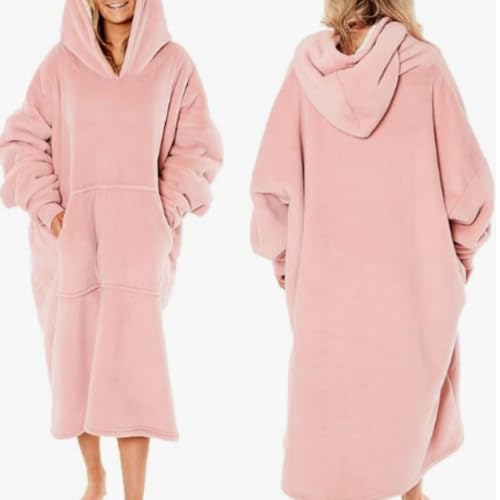 Sonive VC-I4 Wearable Blanket pink 37.4 in. Bust × 32.7 in. Length